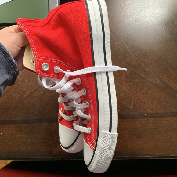 Brand New Red Converse - Picture 5 of 7